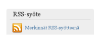 RSS-syötteen linkki